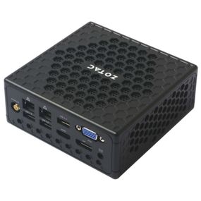 Неттоп Zotac ZBOX CI329 Nano USFF / Intel Celeron N4100 (4 ядра по 1.1 - 2.4 GHz) / 4 GB DDR4 / 120 GB SSD / Intel UHD Graphics 600 б/у