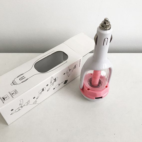 Зволожувач повітря авто, зволожувач повітря автомобільний Air Purifier BA-3. Колір: рожевий NM-94 | Зображення 3