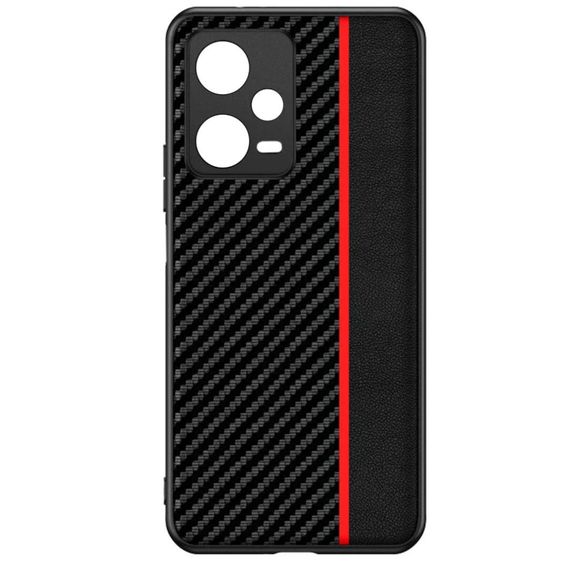 Чохол накладка Primolux CFC для Xiaomi Redmi Note 12 Pro Plus 5G - Black&Red | Зображення 2