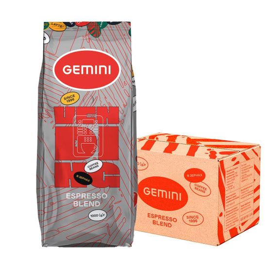 Кава в зернах Gemini Vending ящик 8кг
