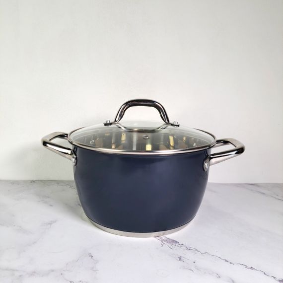 Кастрюля  CROCUS PR-2404-22 PEPPER 22*12,5см. 4,7 л. | Зображення 3
