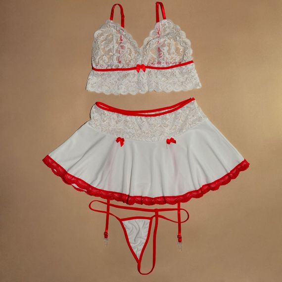 Еротичний комплект Babydoll 46 L/XL 0214 | Зображення 6