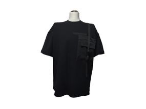Футболка мужская трикотажная черный oversize унисекс 36