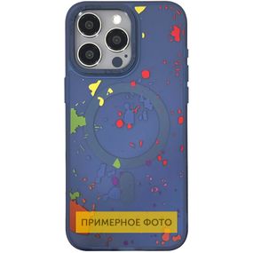 Чехол TPU+PC Flush with MagSafe для Samsung Galaxy S24 FE Dark blue