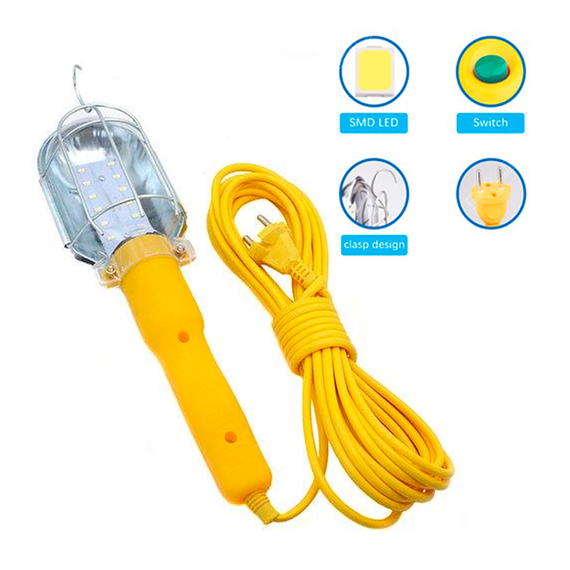 Ліхтар переносний подовжувач WORKING 9014, 14 SMD, 220 В, кабель 10 м, гак