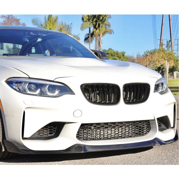 Накладка на передній бампер Карбон V7 (для F87) для BMW 2 серія F22/23 2014-2021 рр | Зображення 3