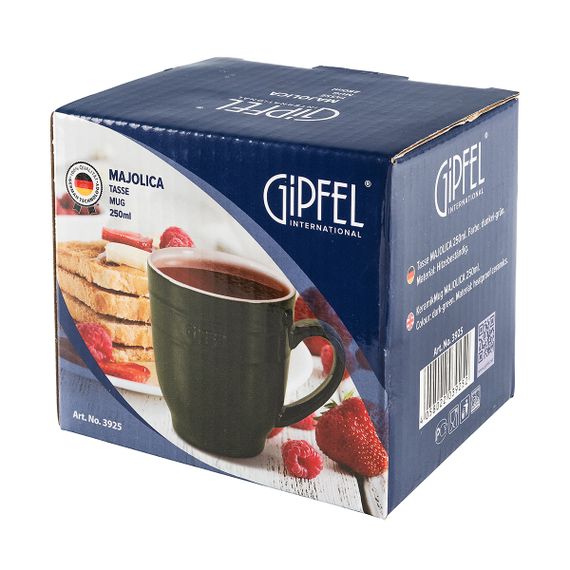 Кружка Gipfel Majolica GP-3925 250 мл зеленая | Зображення 2