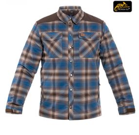 Сорочка Helikon Winter Warden Long Sleeve - Forest Blue Plaid