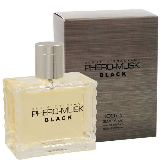 Духи з феромонами для чоловіків PHERO-MUSK BLACK, 100 ml Sex Aura