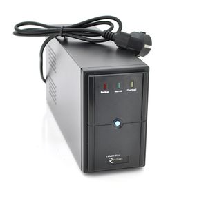 ДБЖ Ritar E-RTM850 (510W) ELF-L, LED, AVR, 2st, 2xSCHUKO socket, 1x12V9Ah, metal Case  Q4 (370*130*210)  5,8кг (310*85*140)