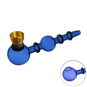 Кальян Стеклянная Трубка "Oil pipe Bamboo Blue"