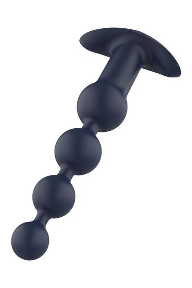 Анальна ялинка з вібрацією Dream Тoys Startroopers Apollo на пульті керування, чорна Sex Aura | Зображення 3