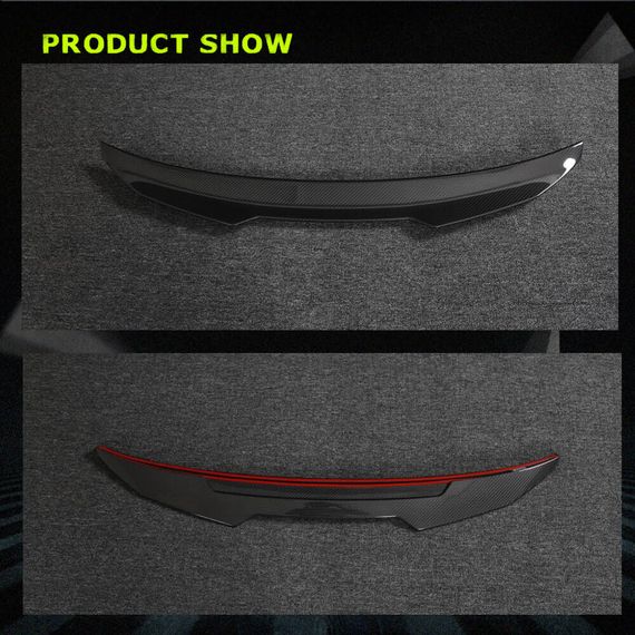 Спойлер V10 (для SD, Карбон) для Ауди A3 2012-2020 рр | Зображення 5