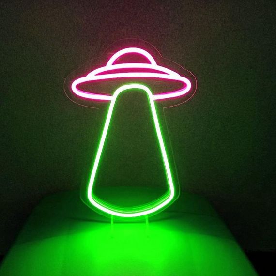 Неоновый светильник НЛО 210х310 acr-n000046 | Зображення 4