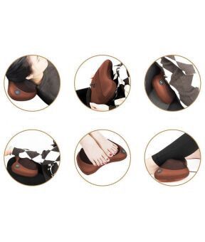 Масажна подушка Massage Pillow з інфрачервоним прогрівом роликова | Зображення 2