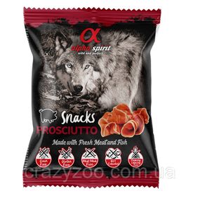 Лакомство для собак Alpha Spirit Dog Snacks Prosciutto кубики с прошуто 50 г as4001350