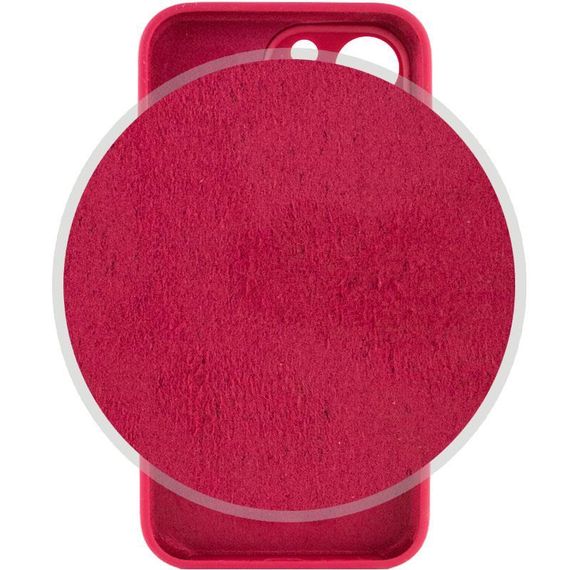 Чохол Silicone Case Full Camera Protective (AA) для Apple iPhone 13 Pro (6.1") Червоний / Rose Red | Зображення 2