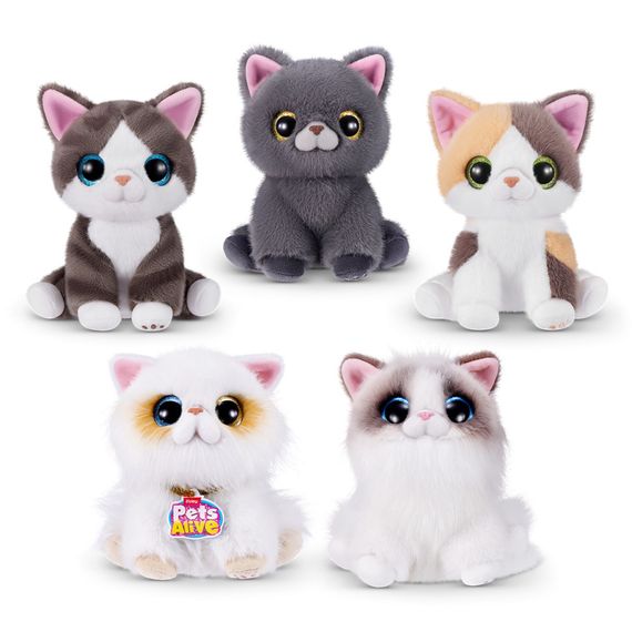 Інтерактивний ігровий набір-сюрприз Грайливі кошенята Pets & Robo Alive S2 9568, 10 різних звуків | Зображення 8