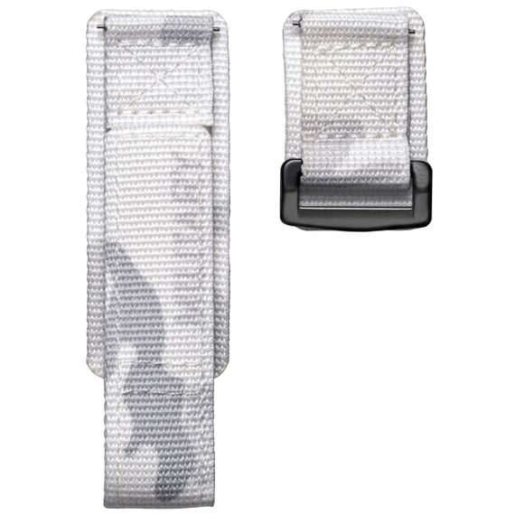 Ремінець для годинника Hemsut HS131 Military nylon Velcro Camo White 22 mm