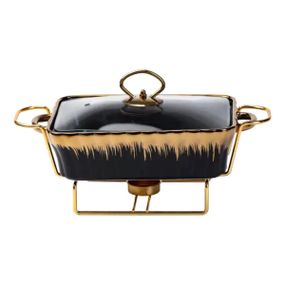 Настільний марміт 1 літр прямокутний порцелянаовий марміт з підігрівом HP1046