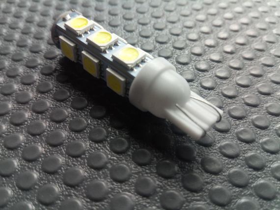 Лампа світлодіод б/ц 12V W5W T10 13SMD біла | Зображення 2