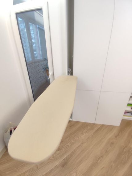 Прасувальна дошка вбудована у шафу, метал Базова 110*30 Тефлоновий | Зображення 1