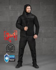 Тактичний костюм softshell 3в1 police ВТ7928