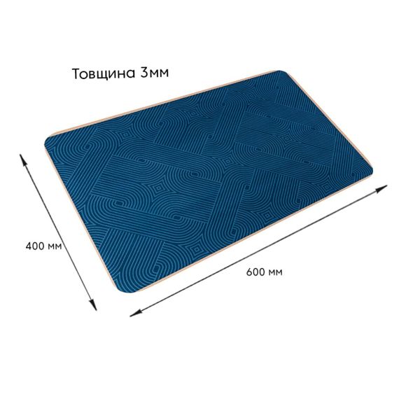 Вологопоглинаючий килимок 40х60х3мм SW-00002553 | Зображення 2