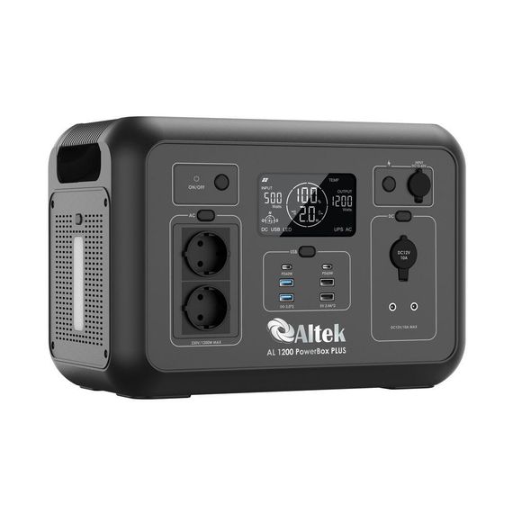 Портативна зарядна станція ALTEK AL 1200 PowerBox PLUS (1008 Вт·г) | Зображення 2