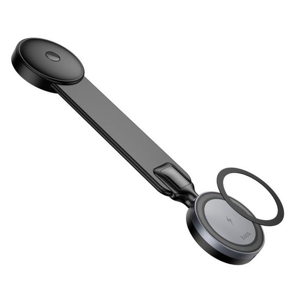 Автотримач з БЗП Hoco HW29 Magnetic Wireless Charging 15W Black | Зображення 3