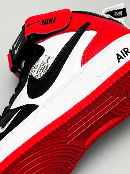 Кросівки чоловічі N-ike Air Force Mid Utility Gray Black 44 - 28 см | Зображення 3