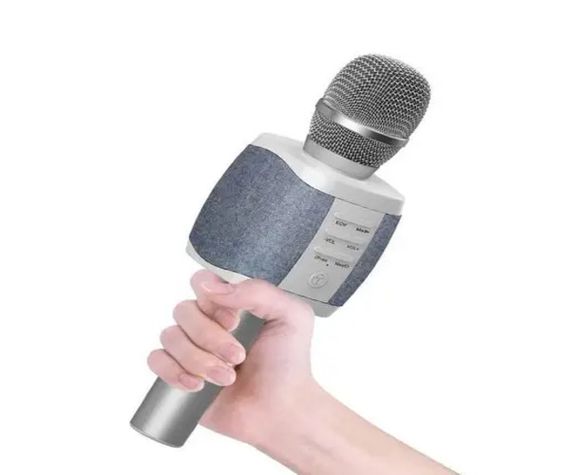 Портативний бездротовий караоке мікрофон 2в1 Функція Bluetooth Колонки + режим фонограми Tosing XR-27 Сірий (XR-27_1340) | Зображення 3