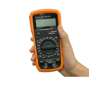 Цифровой мультиметр PM8233A AC DC Напряжение Постоянный ток Резистор Непрерывность Проверка диода Удержание данных Ручной карманный размер 2000 отсчетов (sv2492)