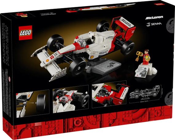 Конструктор LEGO Icons McLaren MP4/4 і Айртон Сенна 10330 | Зображення 1