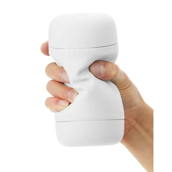 Мастурбатор нереалістичний Tenga Puffy Sugar White, рельєфний, белый | Зображення 5