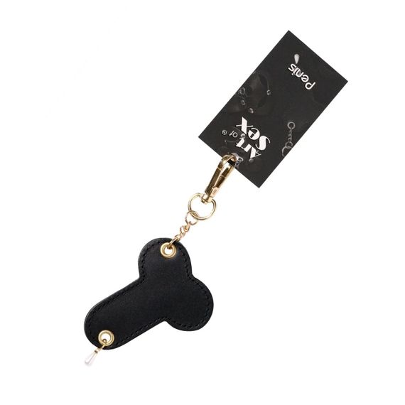 Брелок на карабіні для ключів Art of Sex Fhallus, Чорний sexstyle | Зображення 2