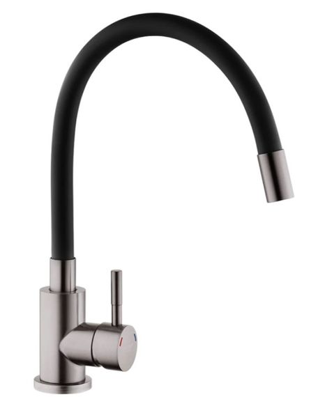 Змішувач для кухні Kroner KRP Edelstahl Klassisch - PVD035BLK (CV032635)