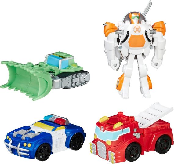 Подарочный набор Трансформеры Боты-спасатели Команда Гриффин Рок Оригинал Hasbro Transformers Rescue Bots Griffin Rock Team | Зображення 2