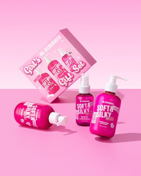 Дитячий подарунковий набір Mr. Scrubber Soft & Silky Girl’s Gift Set | Зображення 1
