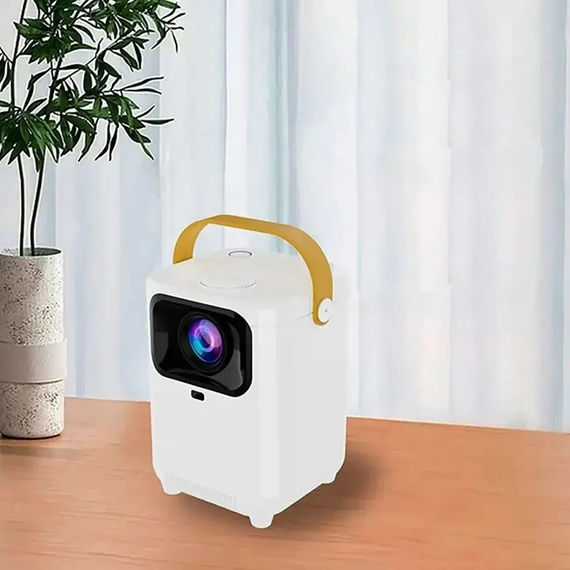 Портативний проектор + пульт, 4K HD, Android 11.0, Wi-Fi 6.0, Bluetooth, E350 / Мультимедійний проектор домашній | Зображення 4