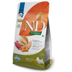 Сухой корм с уткой для собак малых пород Farmina N&D Pumpkin Duck & Cantaloupe Adult Mini, 2 кг