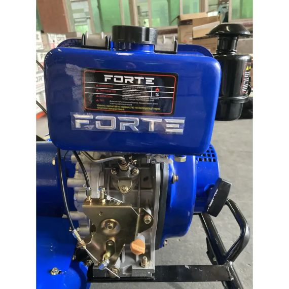 Мотоблок FORTE 1050-3 (10", 6.5 к.с, дизель, фреза, синій) | Зображення 7