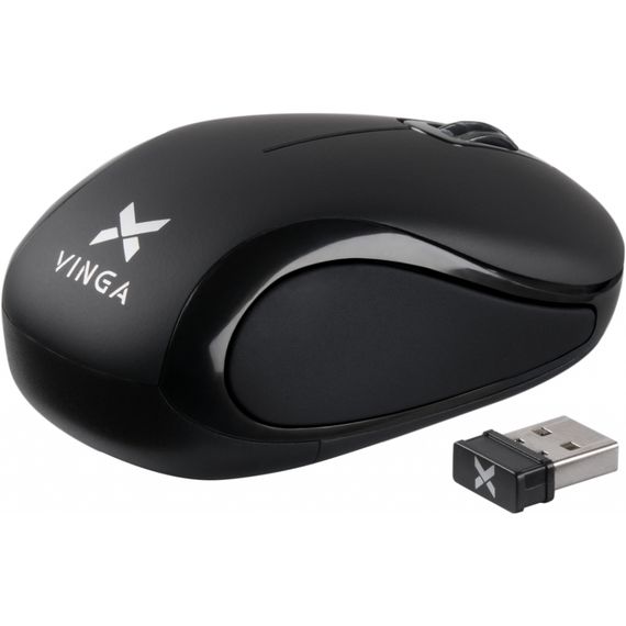 Мишка Vinga MSW-907 black | Зображення 1