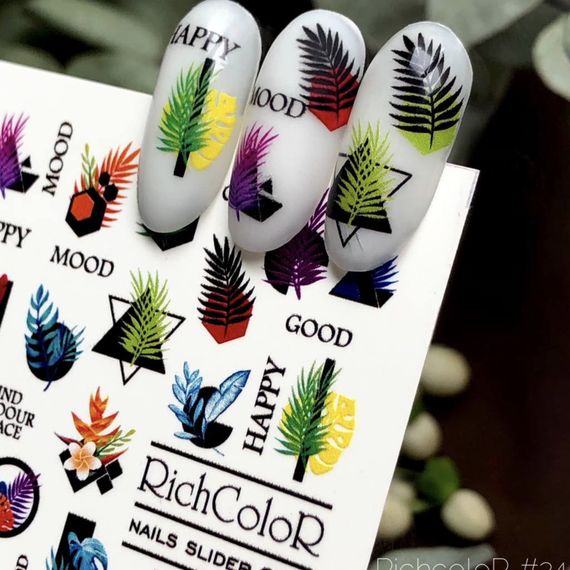 Рифлений слайдер RichColor 024 на водяній основі (6.5x9.5см) | Зображення 1