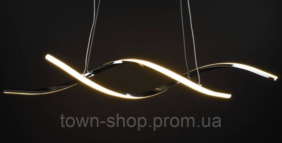 Люстра потолочная LED H18L-1000-ch Хром 25-100х14х103 см. | Зображення 5