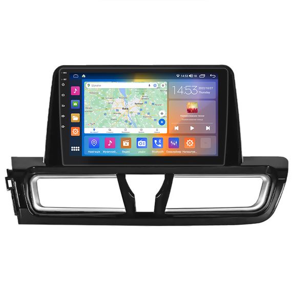 Штатна магнітола Lesko для Kia Forte III 2018-2021 екран 9" 4/64Gb CarPlay 4G Wi-Fi GPS Prime Киа Форте