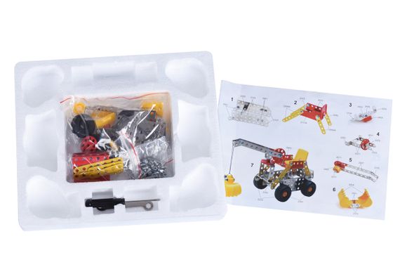 Конструктор металлический Same Toy Inteligent DIY Model Car Скрепер 124 эл. 58034Ut (58034Ut) | Зображення 3