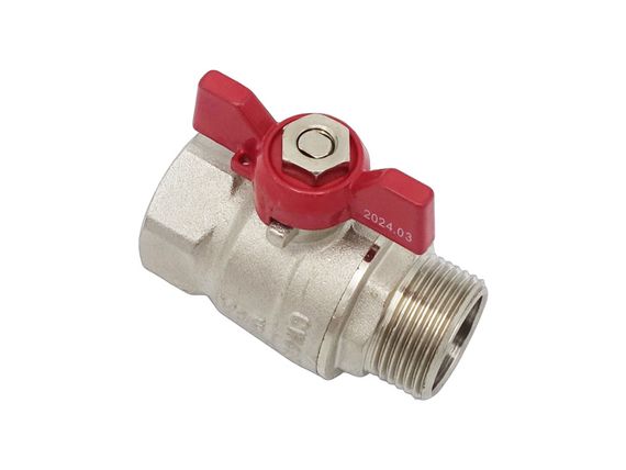 Кран кульовий Valogin Optima 3/4" ВЗ червоний метелик VG-101102 1/21 шт | Зображення 3