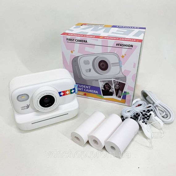 Музыкальный фотоаппарат игрушка, Детский цифровой фотоаппарат с принтером Маленький HW-85