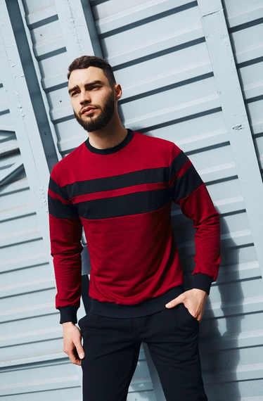 Кофта линия бордо S M | Зображення 2